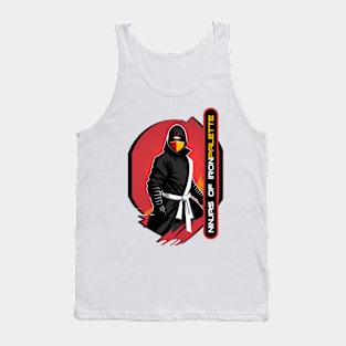 charismatic ninjas of ironpalette design graphic illustration by ironpalette Tank Top